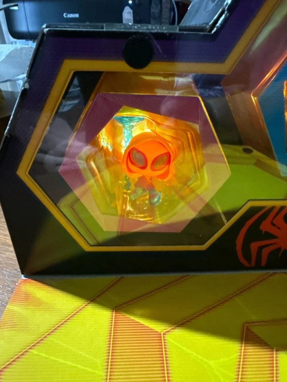 Marvel Doorables Spiderman Across the Spider Verse Collector Set Neon Glow